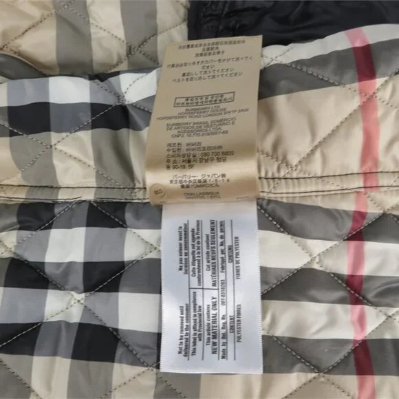 Burberry London Finsbridge Belted Quilted hooded Jacket Sz M EXCELLENT CONDITION - Picture 13 of 16